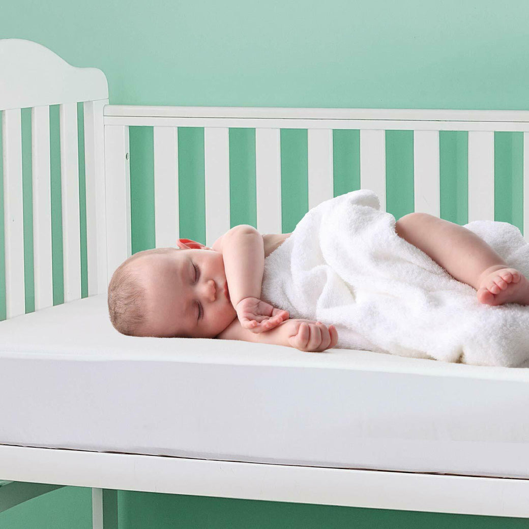 Organic Cotton Jersey Crib Mattress Protector Pad