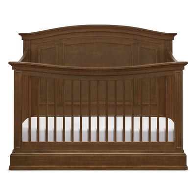 Front view of Namesake's Durham 4-in-1 Convertible Crib in -- Color_Derby Brown