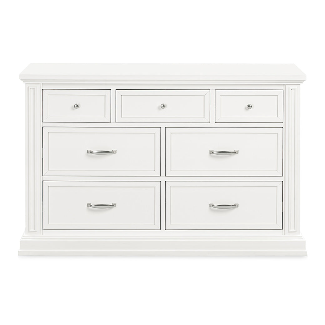 Front view of Namesake's Durham 7-Drawer Assembled Dresser in -- Color_Warm White