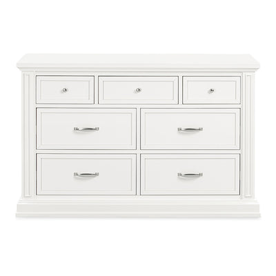Front view of Namesake's Durham 7-Drawer Assembled Dresser in -- Color_Warm White