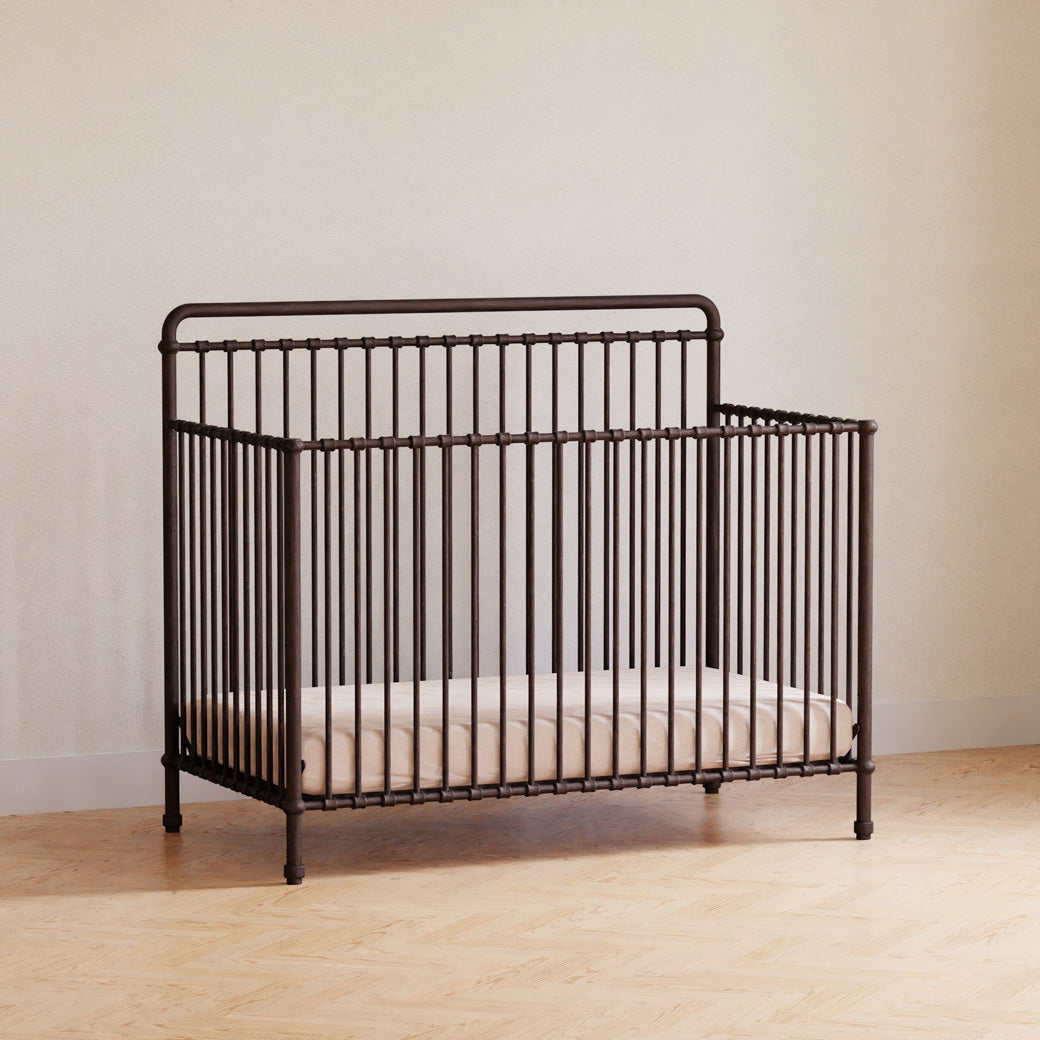 Namesake's Winston 4 in 1 Convertible Crib in a room in -- Color_Vintage Iron