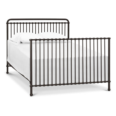 Namesake's Winston 4 in 1 Convertible Crib as a full-size bed in -- Color_Vintage Iron