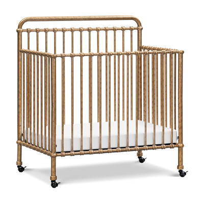 Namesake's Winston 4-in-1 Convertible Mini Crib in -- Color_Vintage Gold