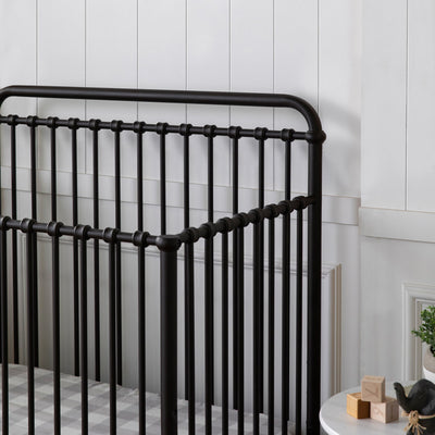Details of Namesake's Winston 4-in-1 Convertible Mini Crib in -- Color_Vintage Iron