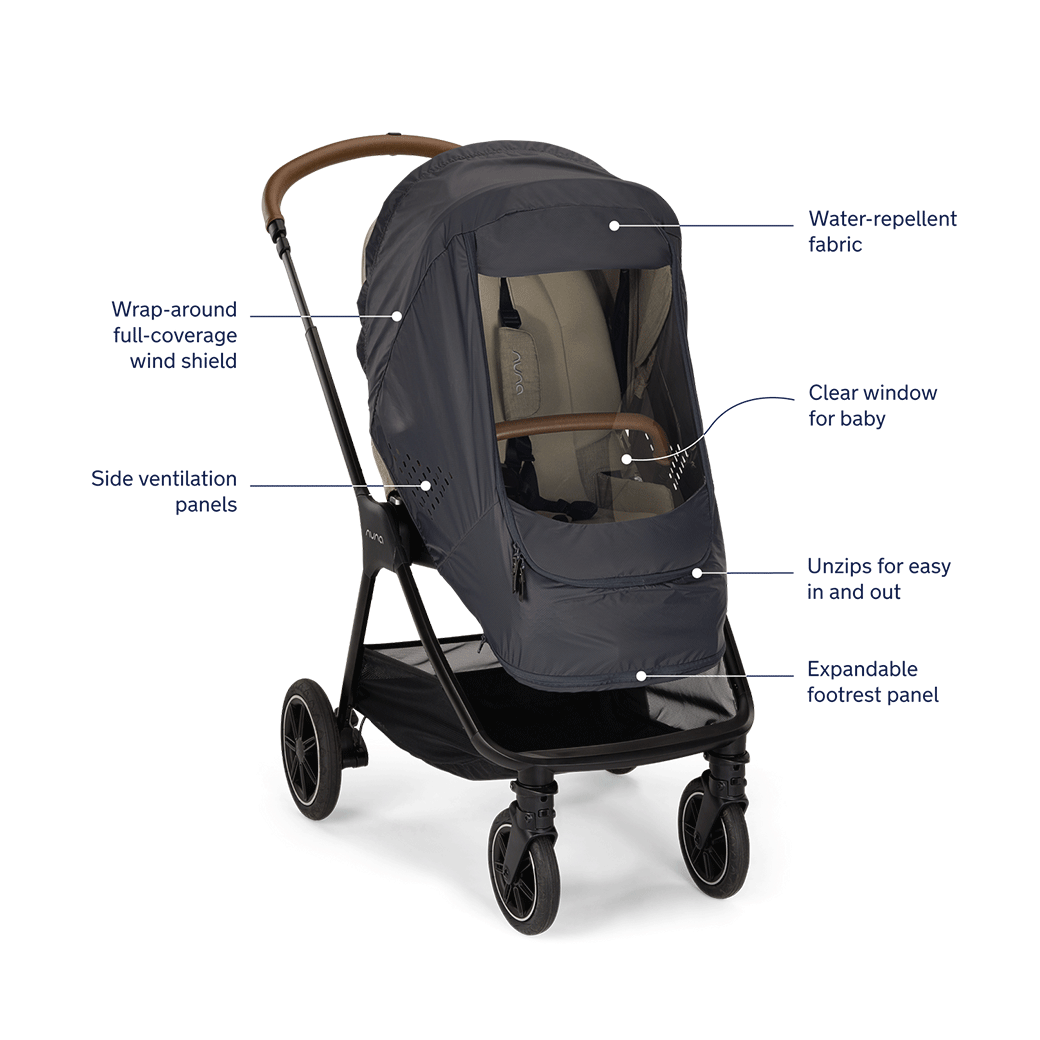 stroller cover for air travel Nuna Stroller Wind Cover