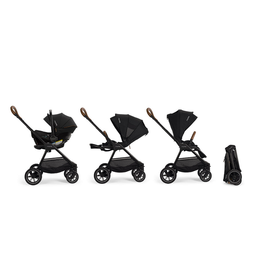 nuna triv stroller and car seat Nuna PIPA Urbn + TRIV Next Travel System Caviar