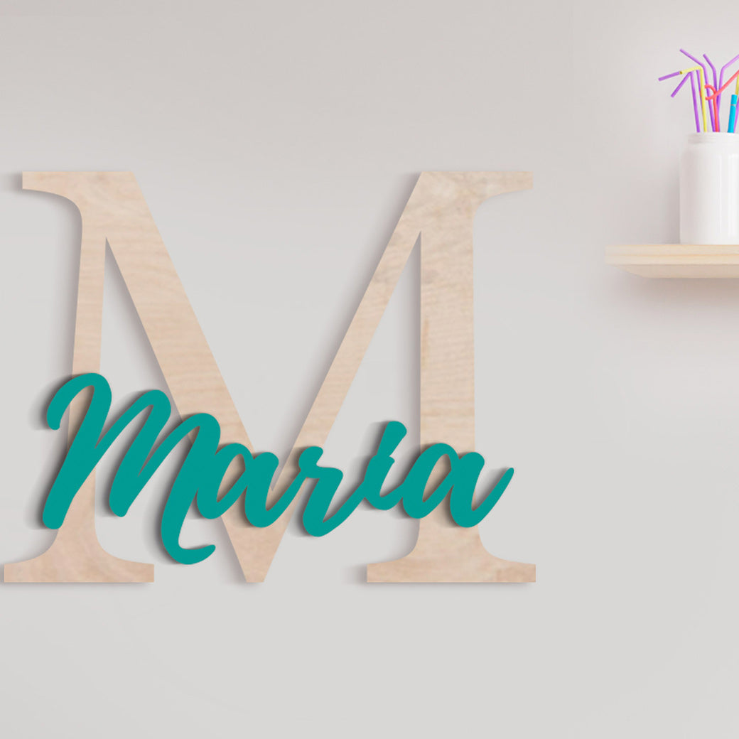 Nursery Initial & Name On It