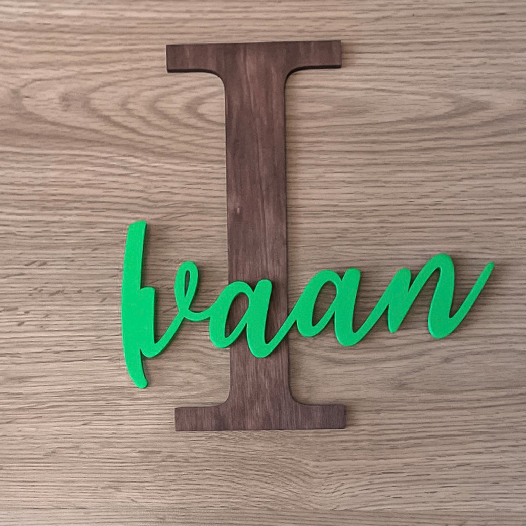 Nursery Initial & Name On It