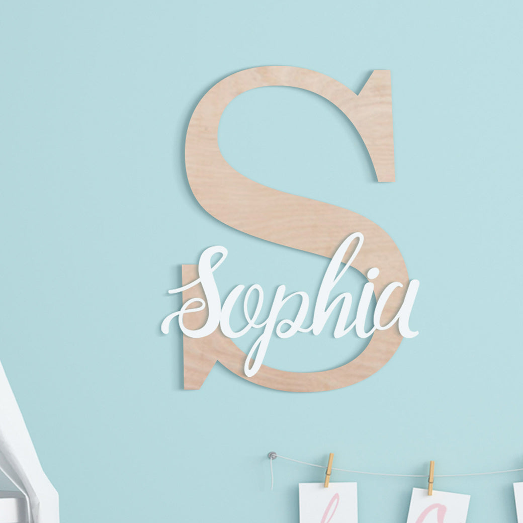 Nursery Initial & Name On It