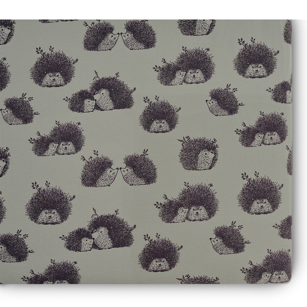 Hedgehog Jersey Crib Sheet