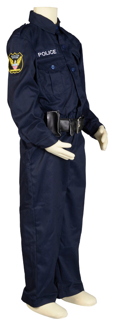 Junior Police Officer Suit with Cap and Belt