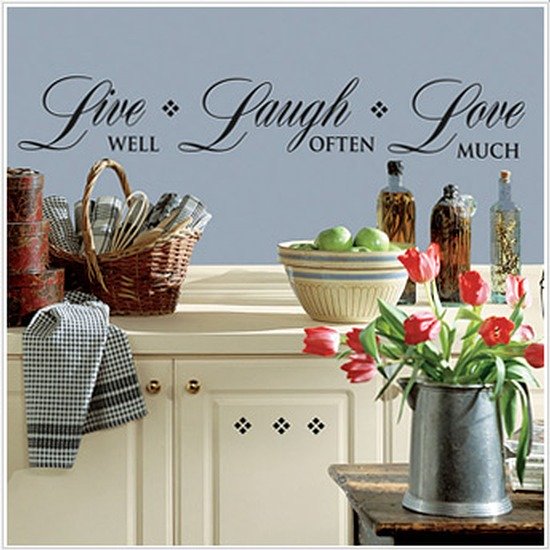 Live Well-Love Often-Love Much Peel & Stick Wall Stickers