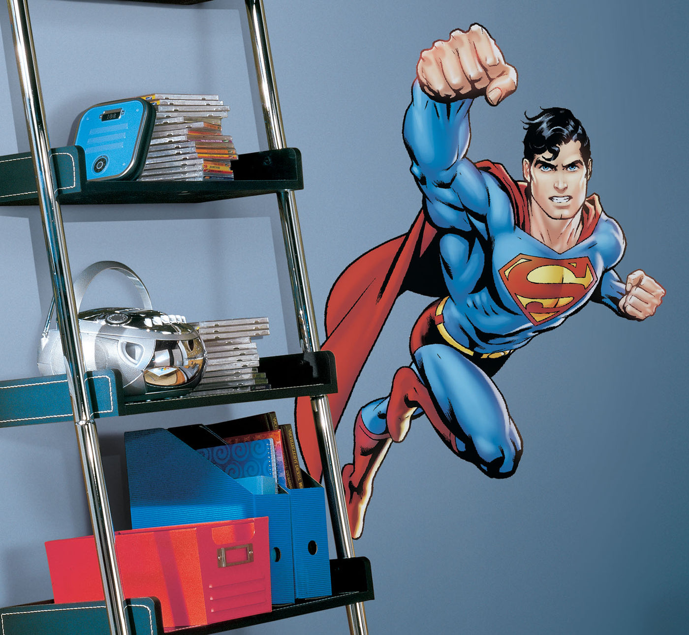 Superman Day Of Doom Peel & Stick Giant Wall Decals
