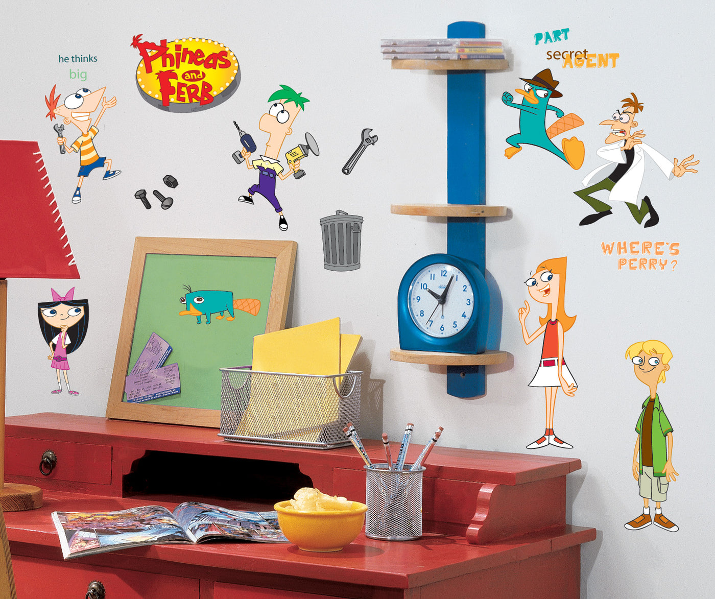 Phineas & Ferb Peel & Stick Wall Decal