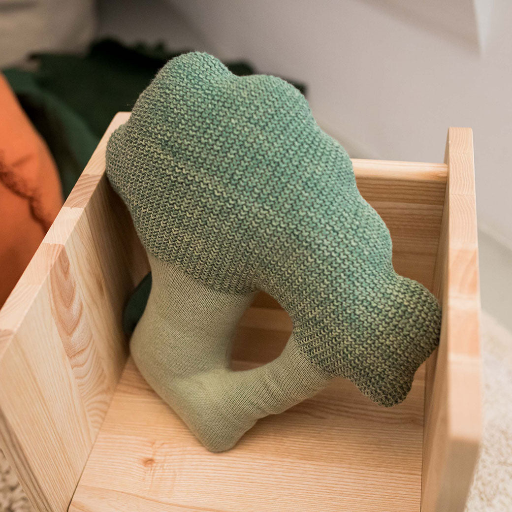 Brucy The Broccoli Knitted Cushion