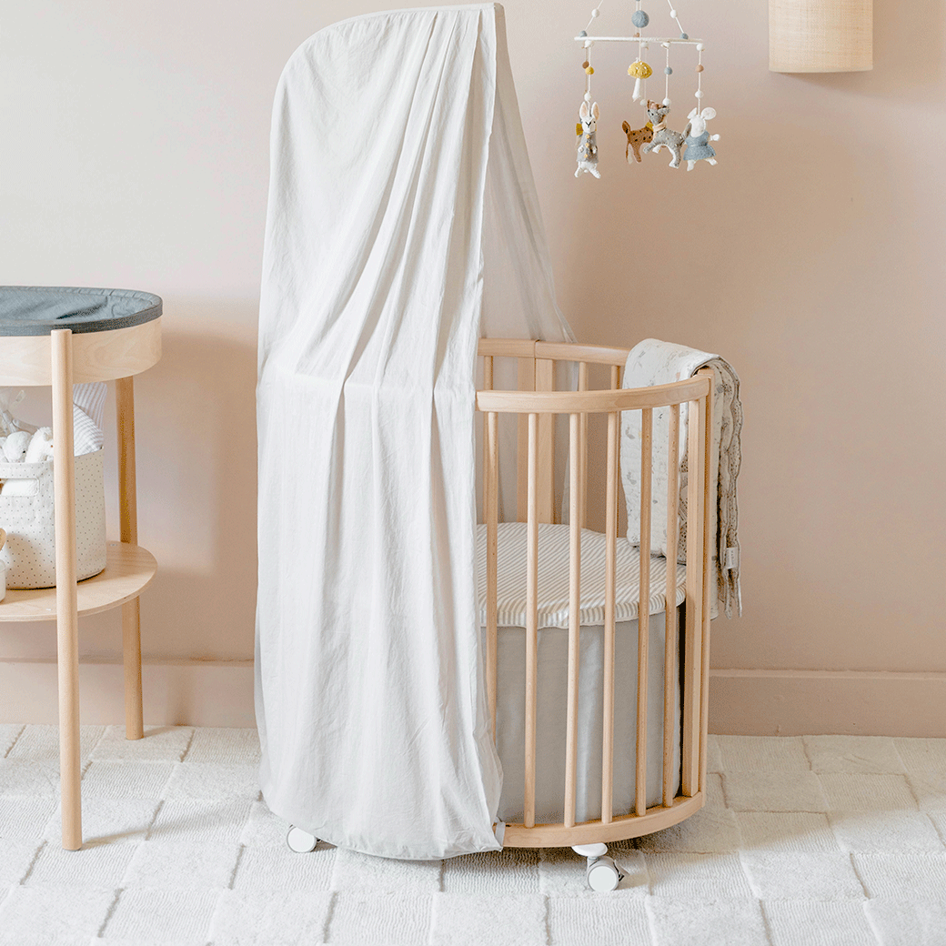 stokke sleepi crib bedding Stokke Sleepi Pehr V3 Mini Bed Skirt