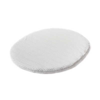 Stokke's Sleepi V3 Mini Fitted Sheet By Pehr in -- Color_Stripes Away Pebbles