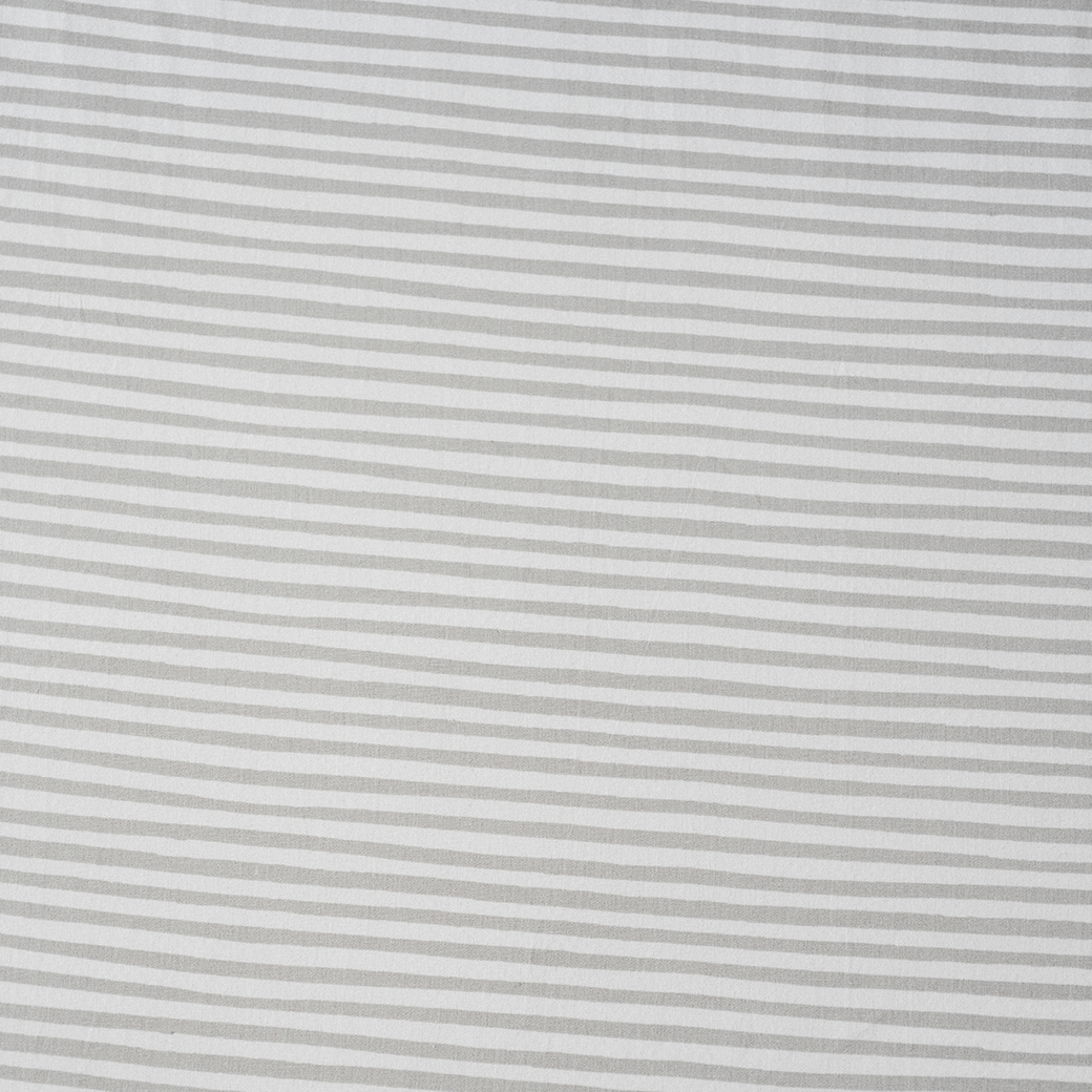 Stokke's Sleepi V3 Mini Fitted Sheet By Pehr up close pattern in -- Color_Stripes Away Pebbles