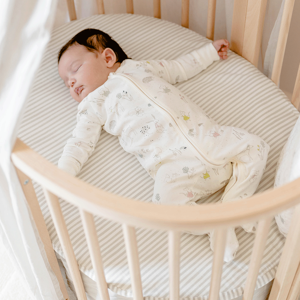 stokke fitted sheet sleepi Stokke Sleepi V3 Mini Fitted Sheet By Pehr