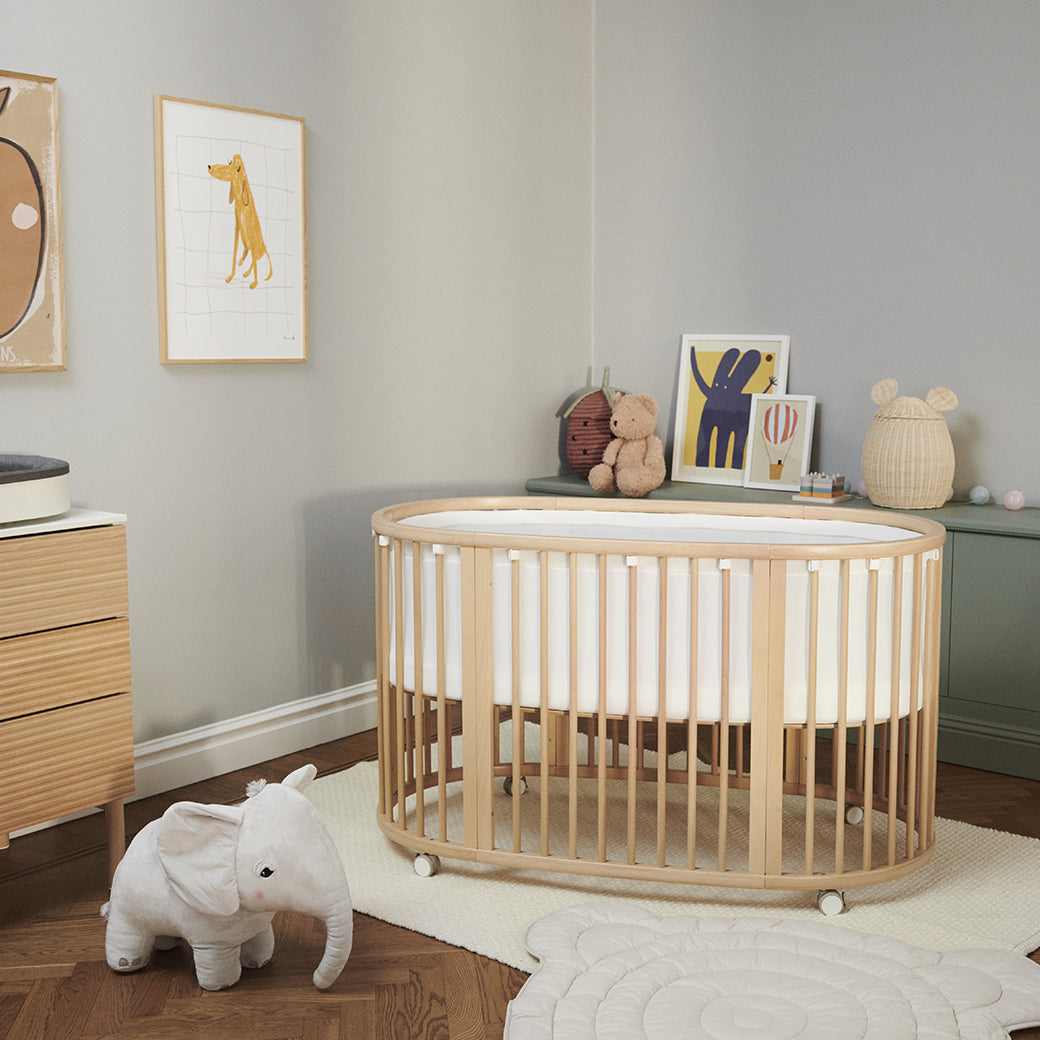 stokke sleepi gray Stokke Sleepi V3 Crib Mesh Liner
