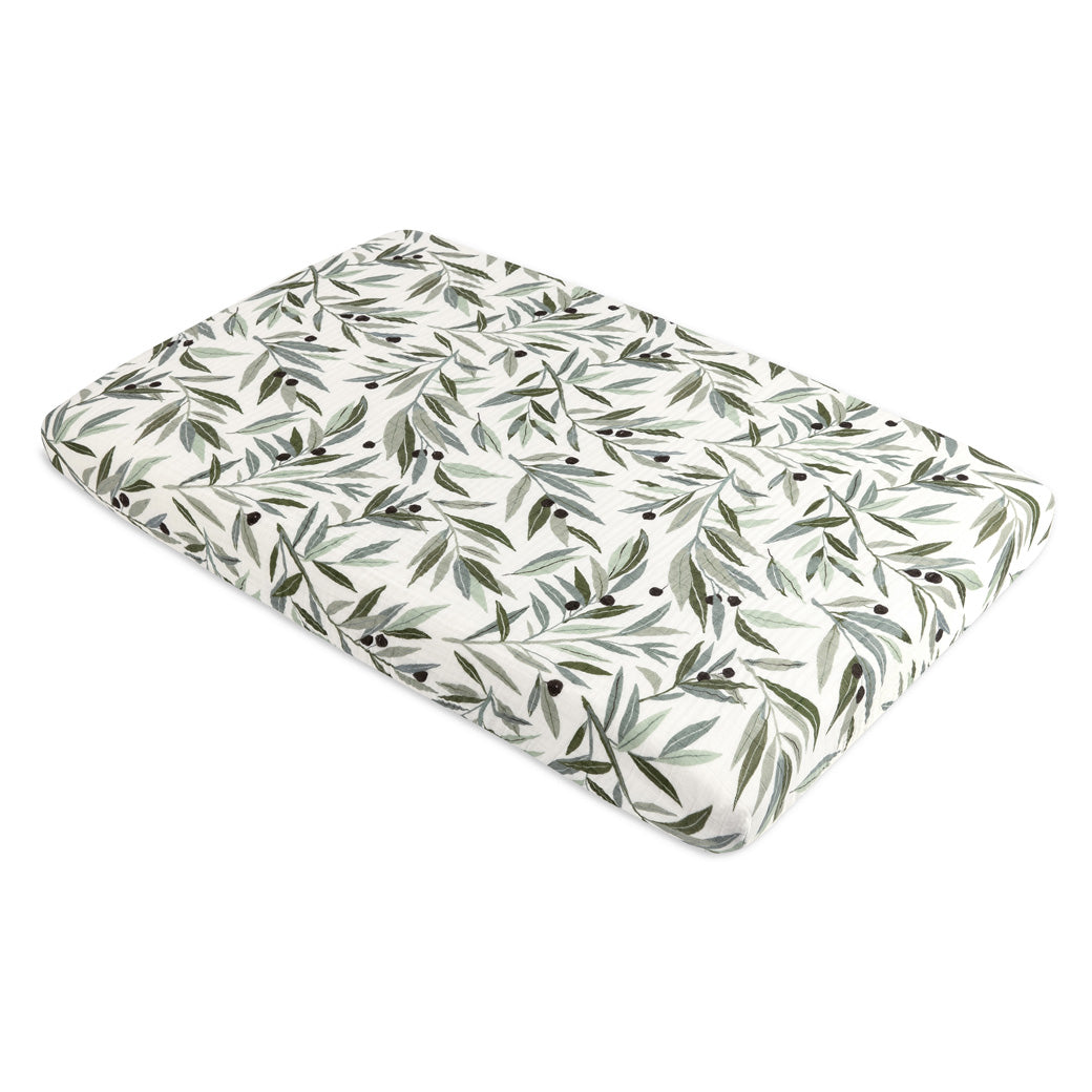 Babyletto's Mini Crib Sheet in -- Color_Olive Branches