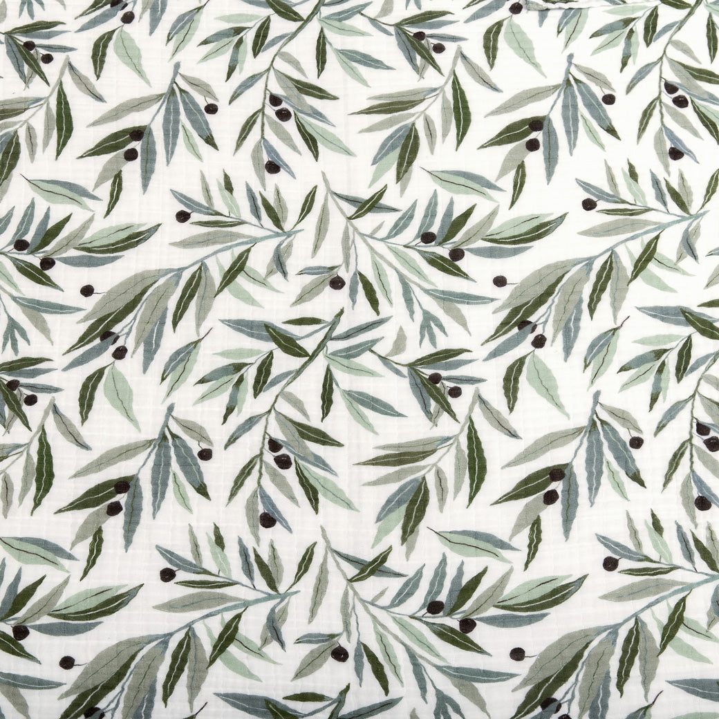 Babyletto-Swaddle-In-GOTS-Certified-Organic-Muslin-Cotton--Color_Olive Branches