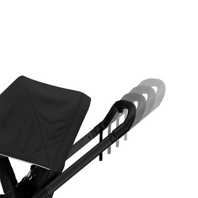 Expandable handlebar of the Thule Shine Stroller in -- Color_Black