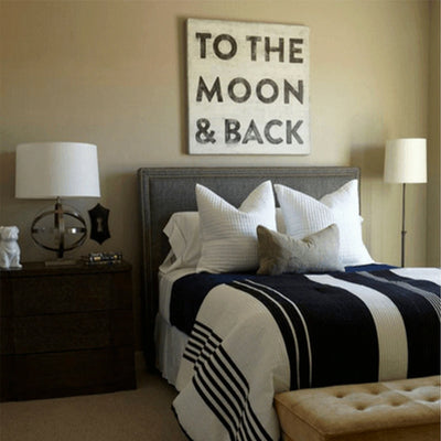 To The Moon And Back Canvas