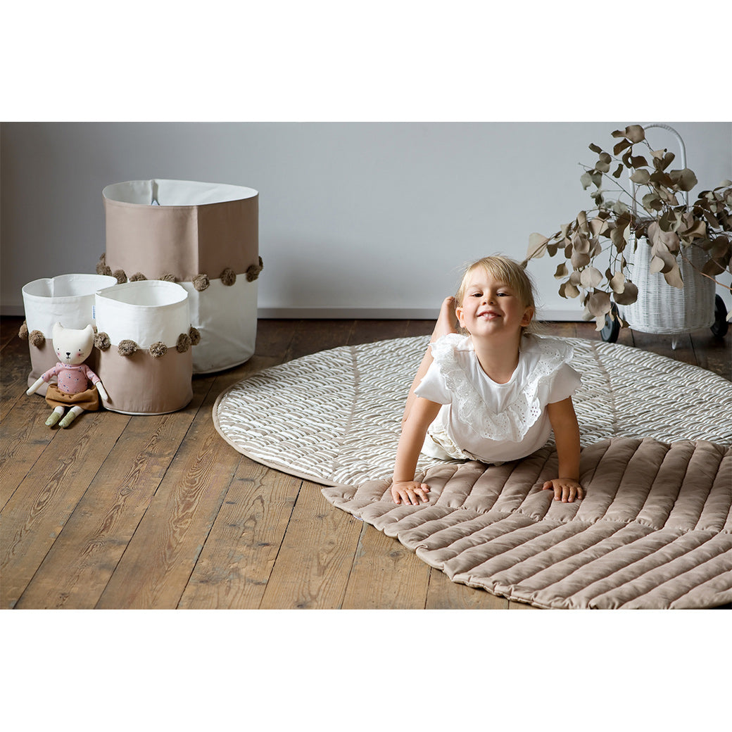 Quilted Cotton Reversible Playmat