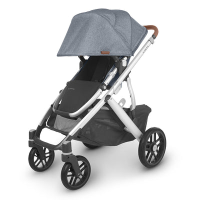 UPPAbaby VISTA V2 Travel System stroller with canopy down  in -- Color_Gregory