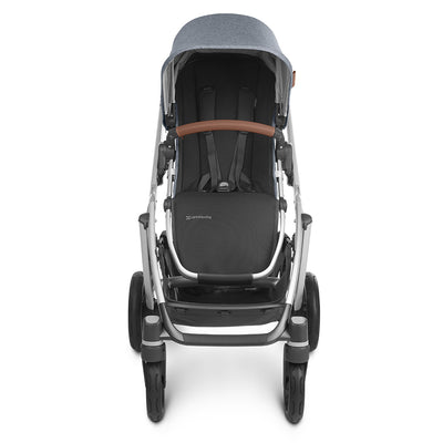 Front view of the UPPAbaby VISTA V2 Stroller in -- Color_Gregory