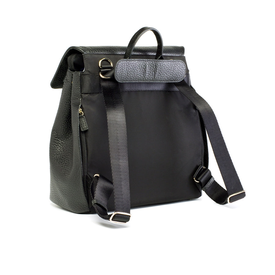 St. James Convertible Leather Backpack