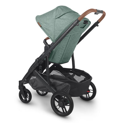 Angled back view of UPPAbaby CRUZ V2 Stroller in -- Color_Gwen