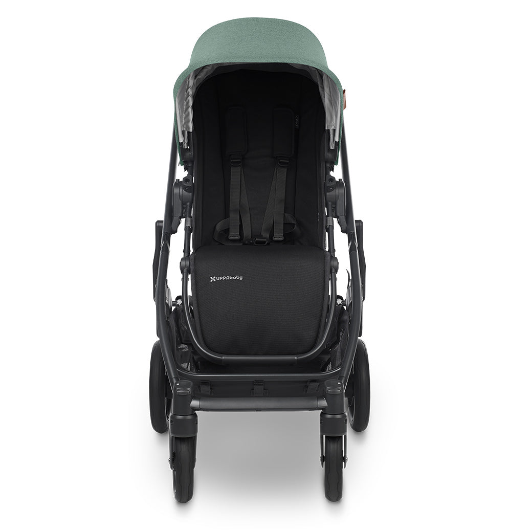 Front view of UPPAbaby CRUZ V2 Stroller in green -- Color_Gwen