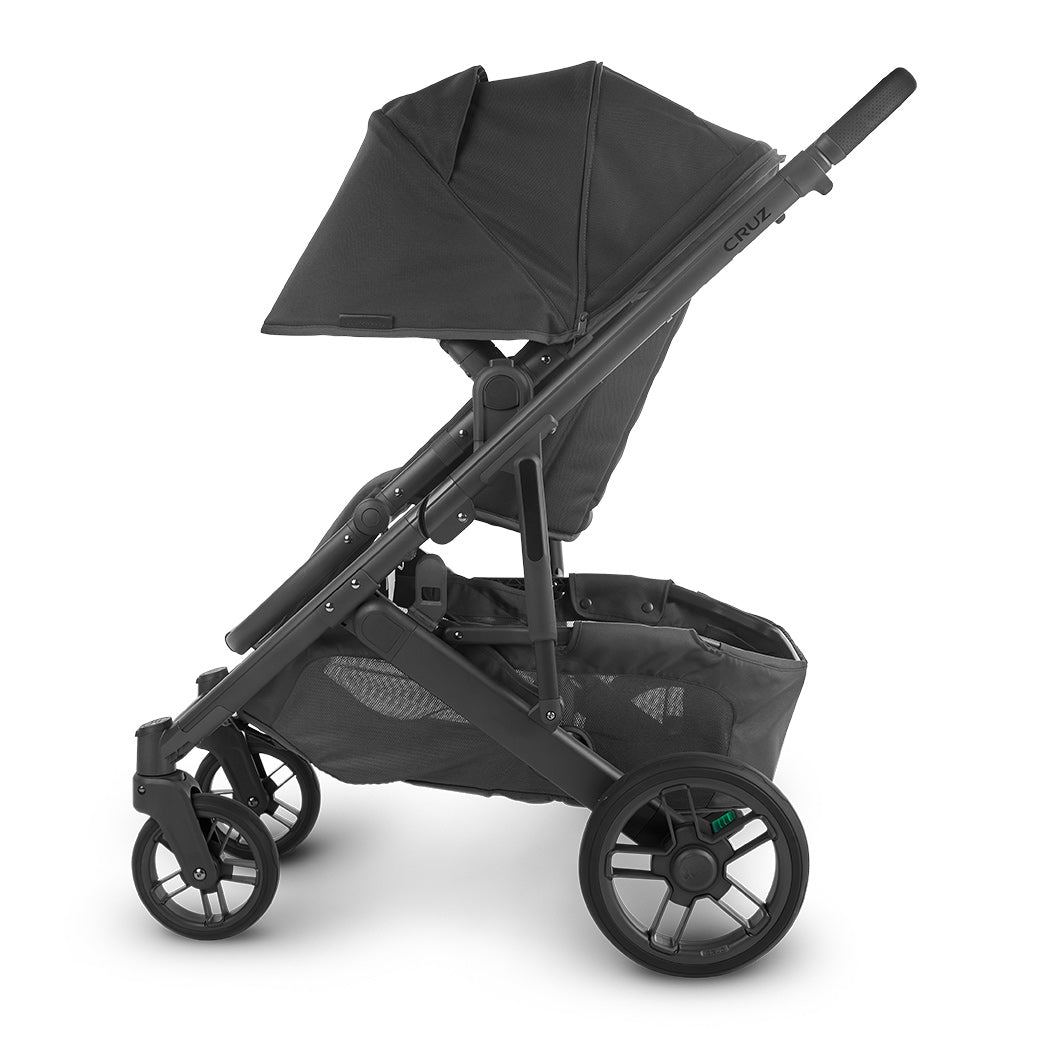 Side view of UPPAbaby CRUZ V2 Stroller with canopy down  in -- Color_Jake