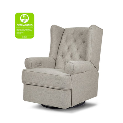 Namesake's Harbour Power Recliner with GREENGUARD tag in -- Color_Performance Grey Eco-Weave