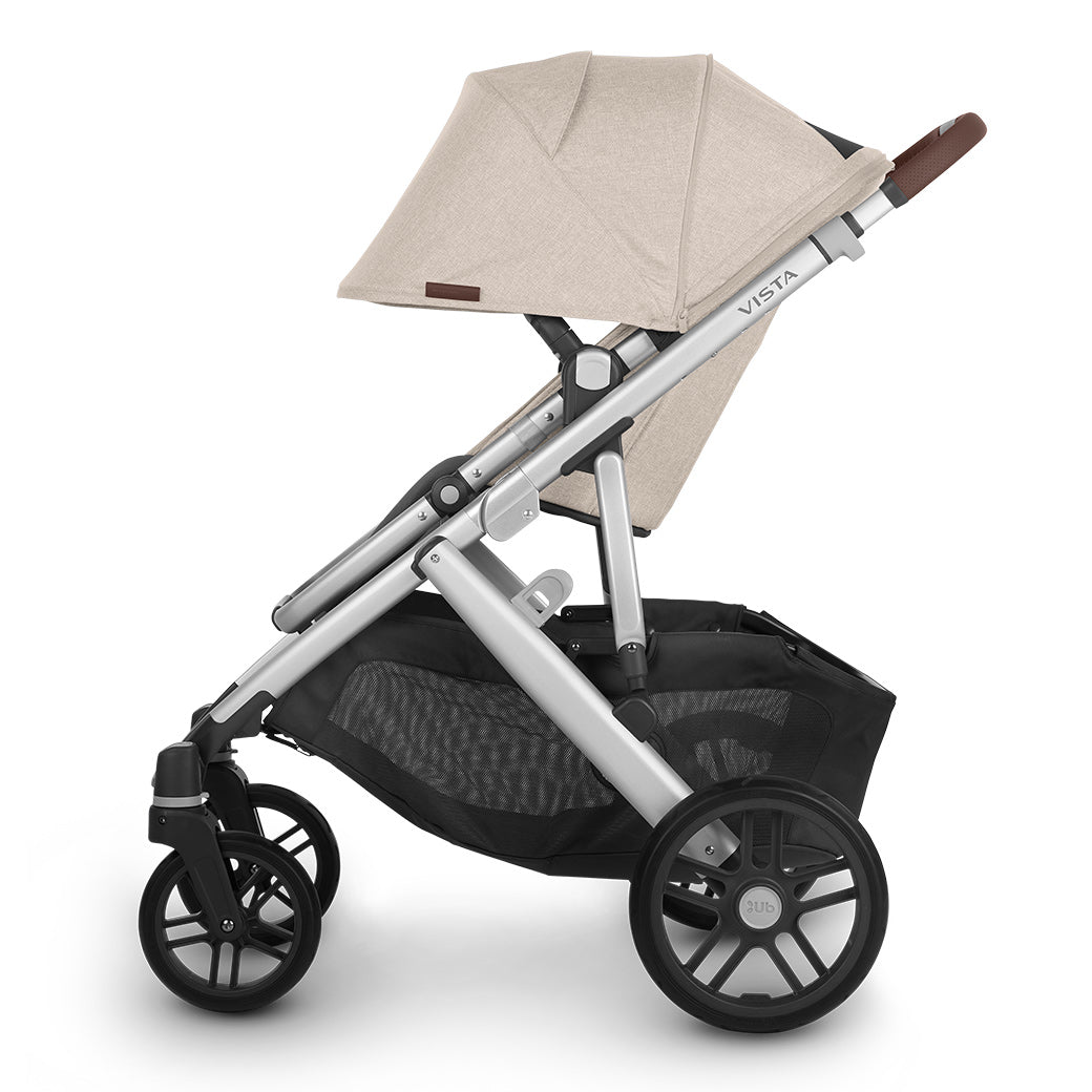 Side view of UPPAbaby VISTA V2 Travel System with canopy down in -- Color_Declan