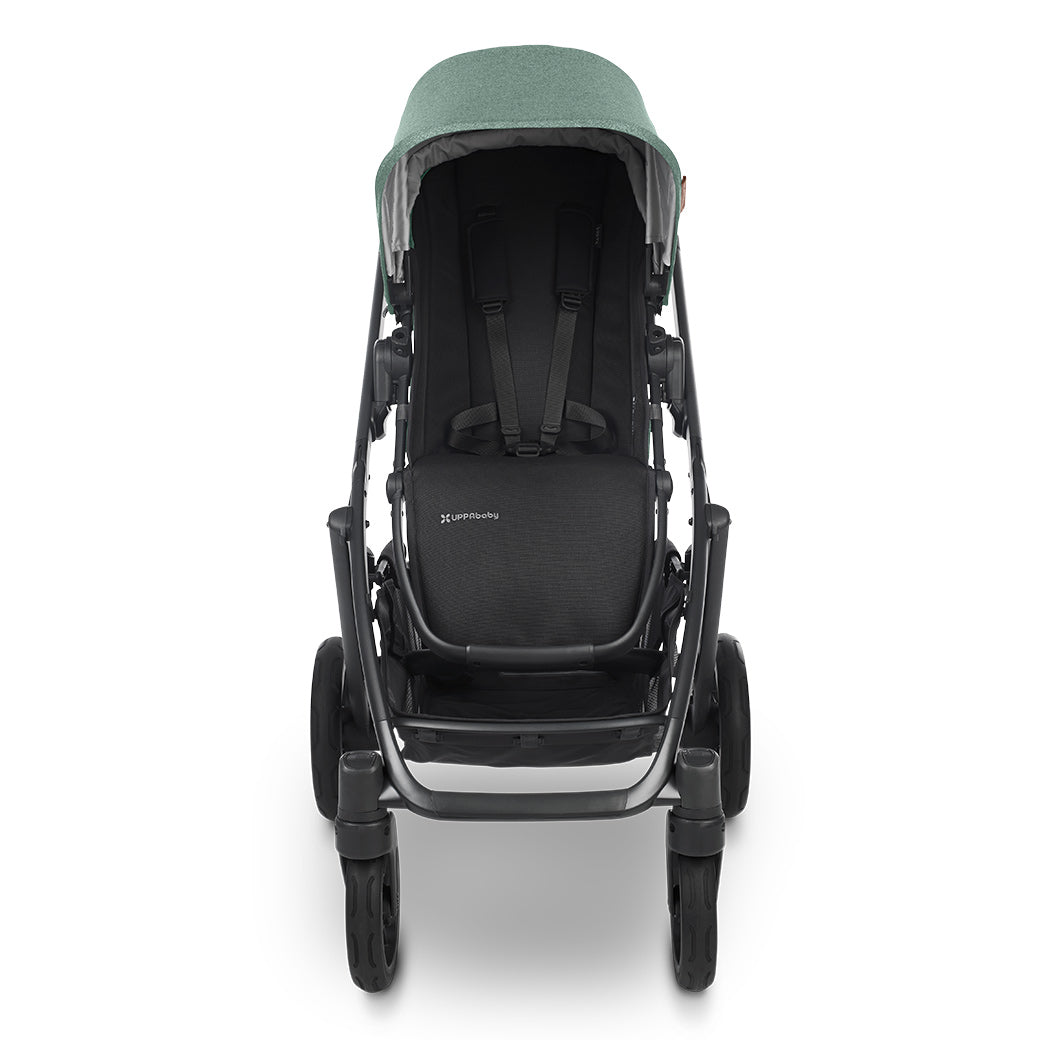 Front view looking into UPPAbaby Vista v2 stroller in -- Color_Gwen