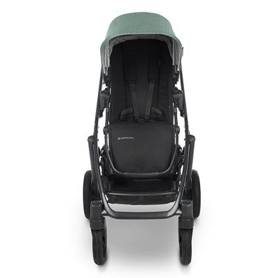 Front view of UPPAbaby VISTA V2 Travel System stroller in -- Color_Gwen