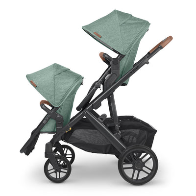 Side view of the UPPAbaby Vista V2 Twin Stroller in -- Color_Gwen
