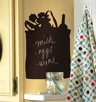 Tote Bag Chalkboard Wall Sticker