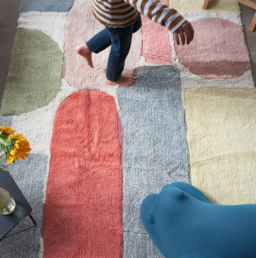 Abstract Woolable Rug