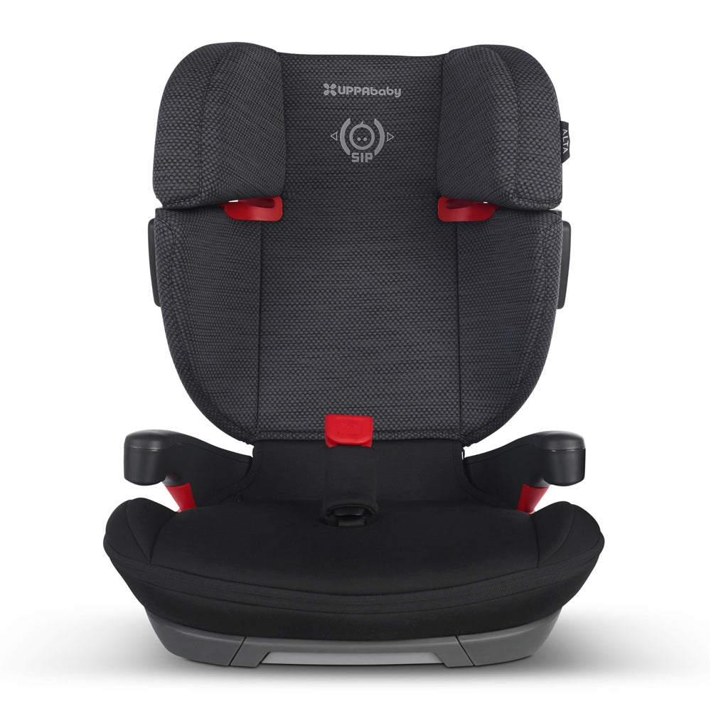Front view of UPPAbaby Alta Booster Seat without cupholders  in -- Color_Jake