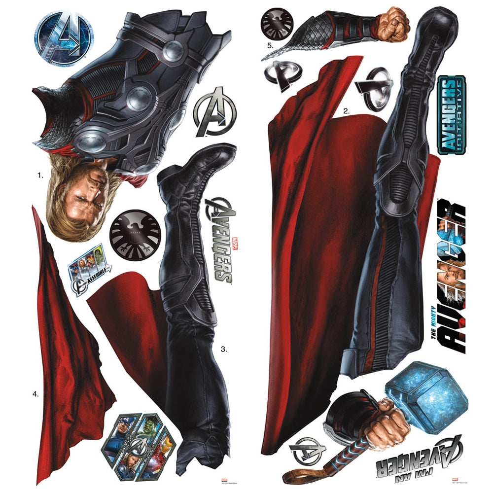 The Avengers Thor Giant Wall Decal