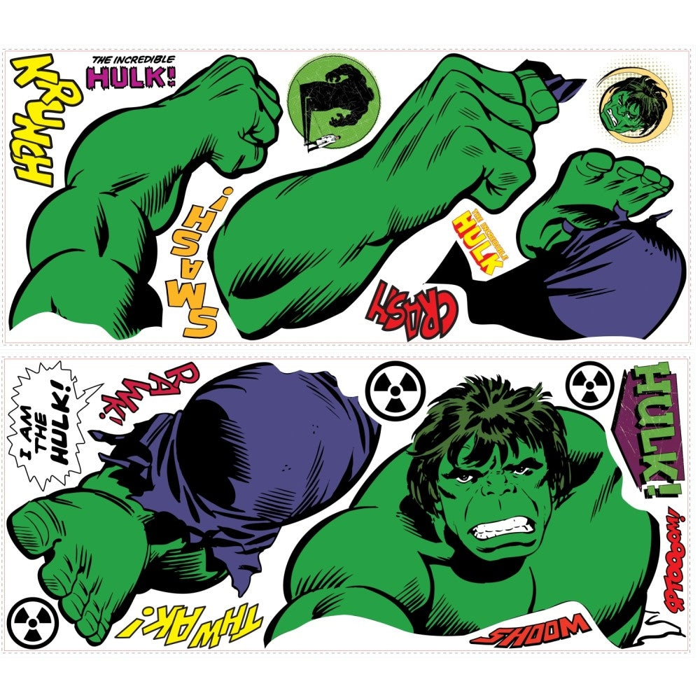 Classic Hulk Giant Wall Decals