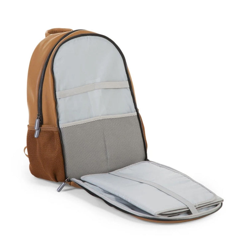 Childhome Backpack in Leatherlook Brown
