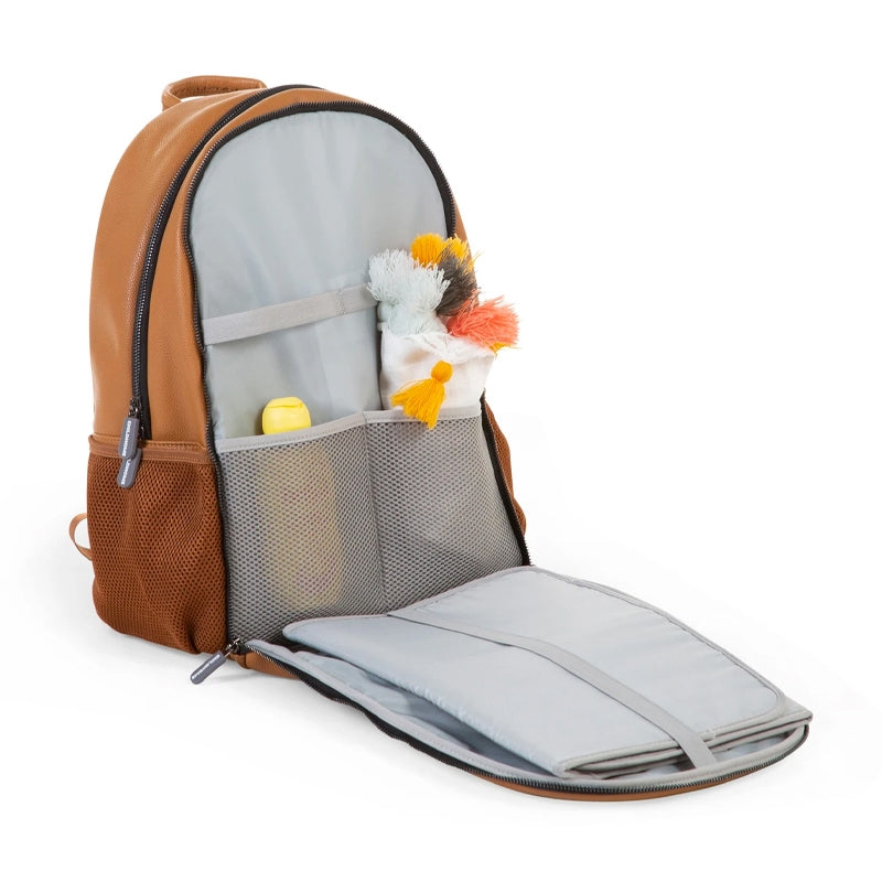 Vegan Leather Diaper Backpack