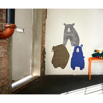 Gingiber 3 Bears Extra Large Wall Stickers
