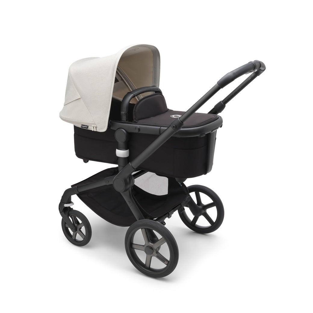 Side view of the Bugaboo Fox 5 Stroller in -- Color_Misty White