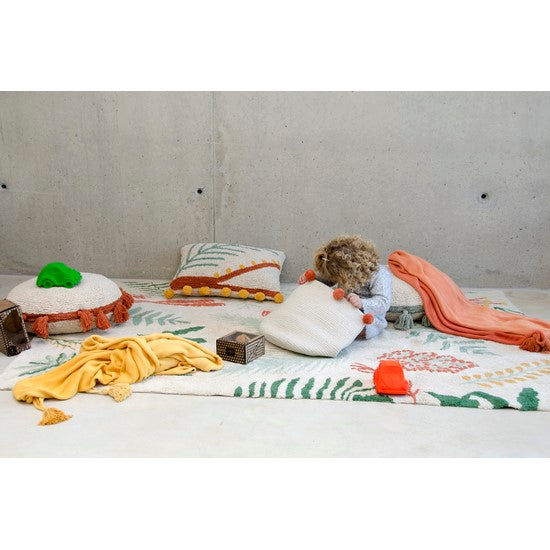 Botanic Plants Washable Rug